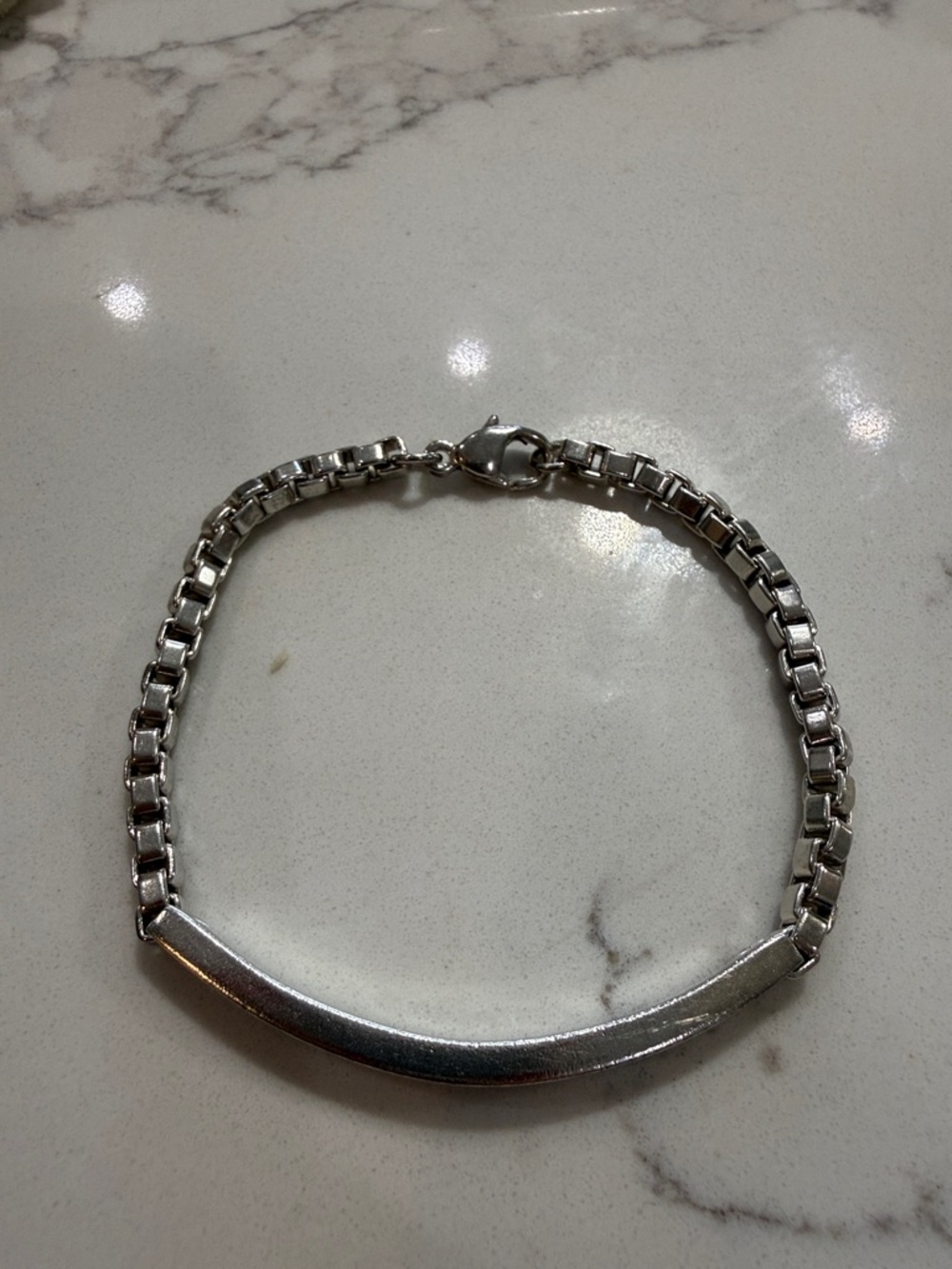Tiffany venetian link ID bracelet Medium